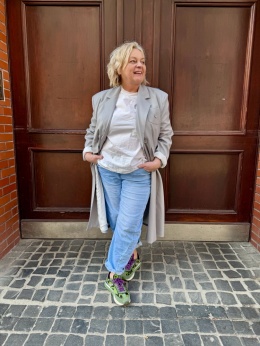 Płaszcz FEEL Miss City Official szary