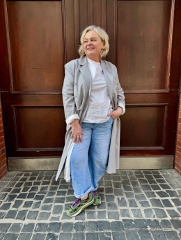 Płaszcz FEEL Miss City Official szary