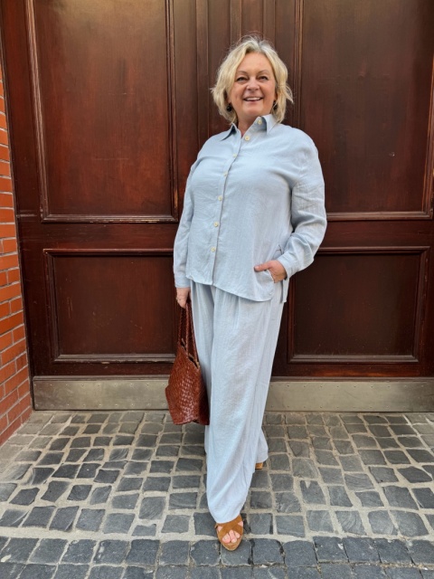 Spodnie DAKOTA Wiya błękitny