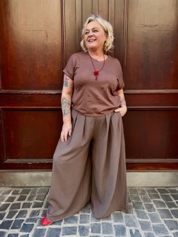 Spodnie DAKOTA Wiya czekoladowy