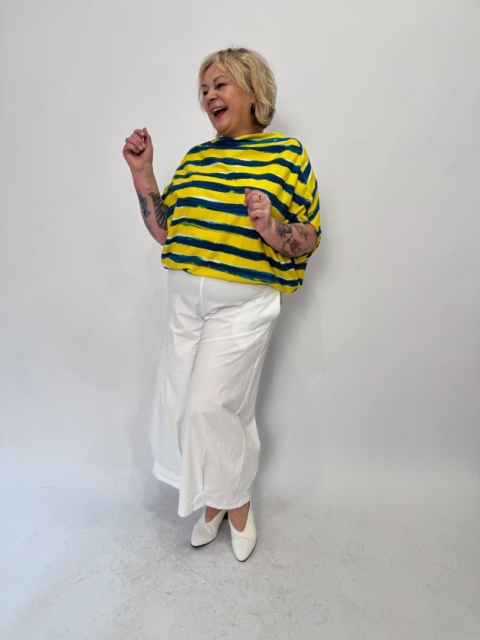 Spodnie PULO MONO Wendy Trendy biały