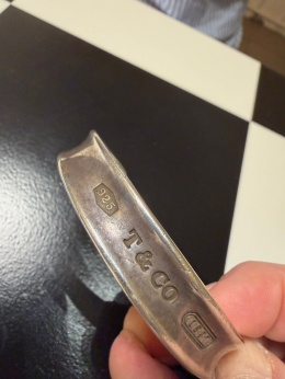 Srebrna bransoletka TIFANY