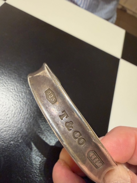 Srebrna bransoletka TIFANY