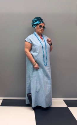 Sukienka MONA Rivabella błękit