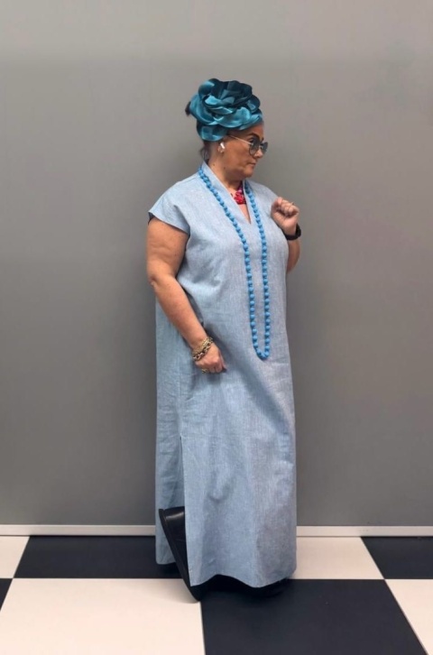 Sukienka MONA Rivabella błękit