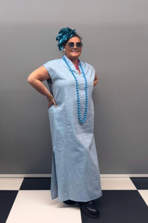 Sukienka MONA Rivabella błękit