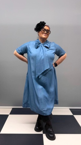 Sukienka ZAK Rivabella blue jeans