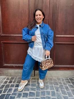 T-shirt KORONKA Wiya biały