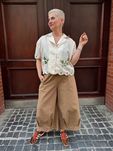 Bluzka Koszula FLO Wiya beżowy