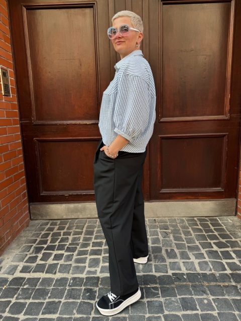 Koszula BELLA Wiya niebieski