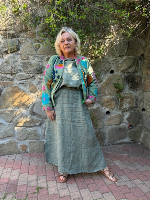 Lniana kurtka blezer ARYS