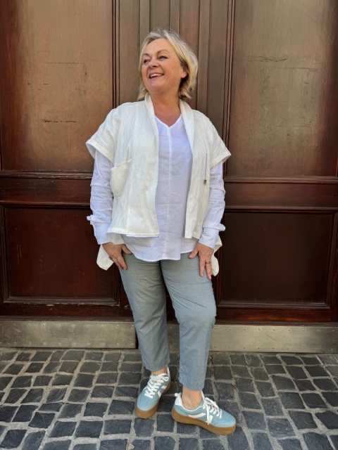 Spodnie LIMA Wendy Trendy szałwiowy