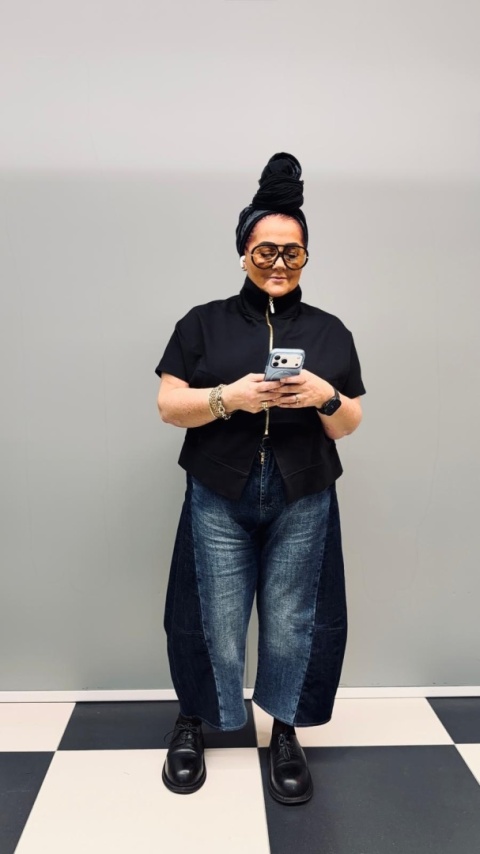 Spodnie jeansy MAX Rivabella niebieskie preorder