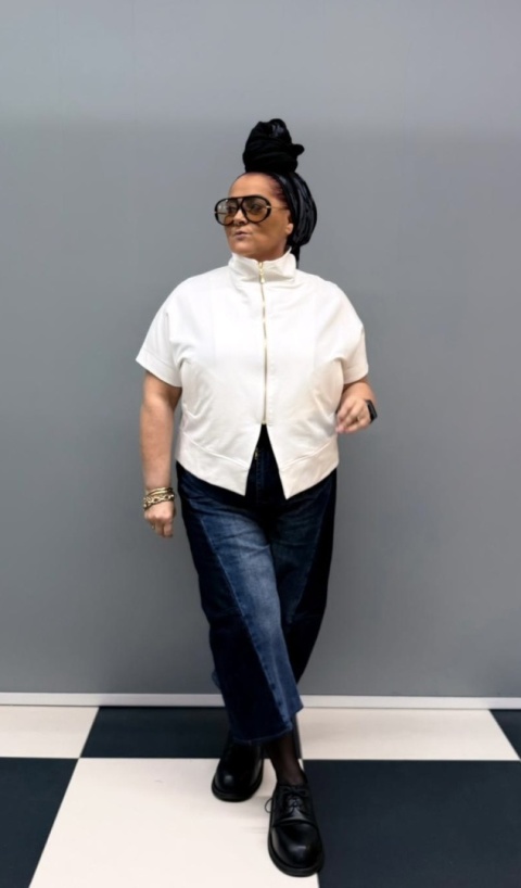 Spodnie jeansy MAX Rivabella niebieskie preorder