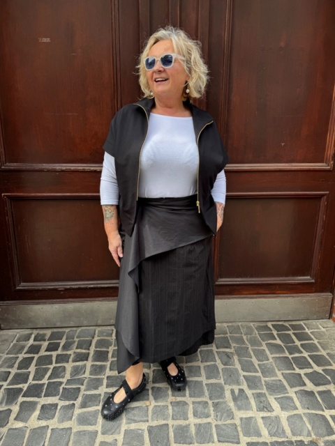 Spodnie kuloty REMI Wendy Trendy czarne