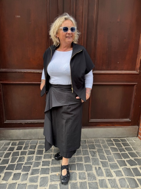 Spodnie kuloty REMI Wendy Trendy czarne