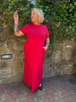 Sukienka TULA Wendy Trendy czerwony