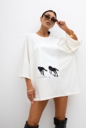 Bluzka Damski T-shirt HORSE Miss City