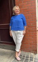Bluzka FIDŻI Wendy Trendy len niebieski