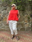 Spodnie jeansy Bliss boyfriend białe