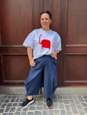T-shirt TOMI Rivabella biały słoń