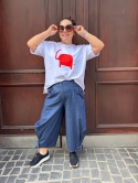 T-shirt TOMI Rivabella biały słoń