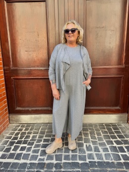 Blezer kardigan BIANKA Wendy Trendy szaray