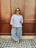 Bluzka FIDŻI Wendy Trendy len biała