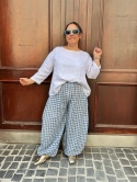 Bluzka FIDŻI Wendy Trendy len biała
