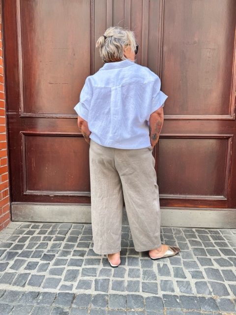 Koszula BELIA Wendy Trendy len biała