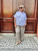 Koszula BELIA Wendy Trendy len biała