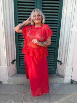Spódnica BLOOM czerwona