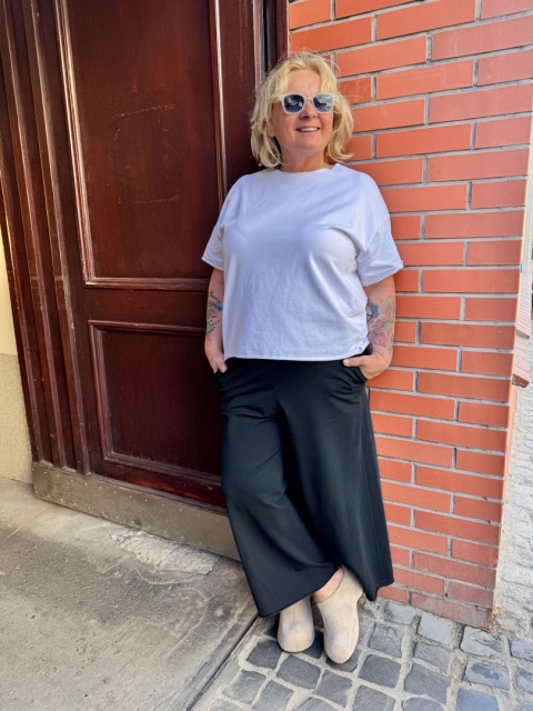 Spodnie Kuloty PRINI Wendy Trendy czarne