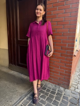 Sukienka GETI Wendy Trendy amarant