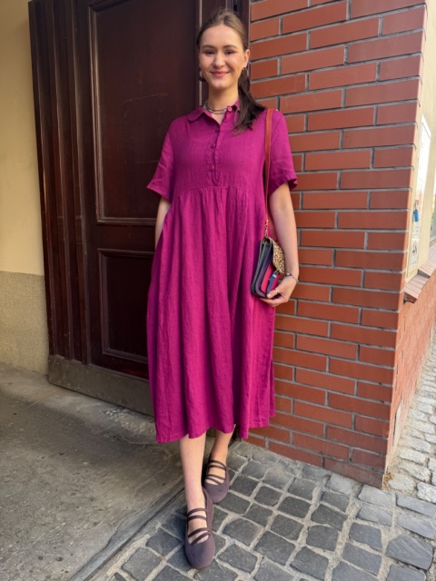 Sukienka GETI Wendy Trendy amarant