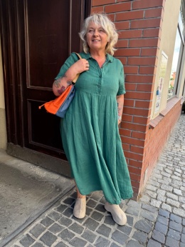 Sukienka GETI Wendy Trendy zielona