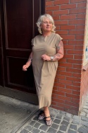 Sukienka WANDA Wendy Trendy camel