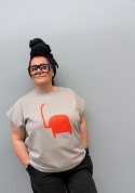 T-shirt ROMI Rivabella słoń szary