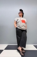 T-shirt ROMI Rivabella słoń szary