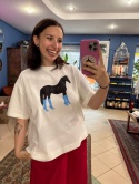 T-shirt TOMI Rivabella konik milki