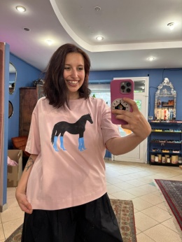 T-shirt TOMI Rivabella konik różowy
