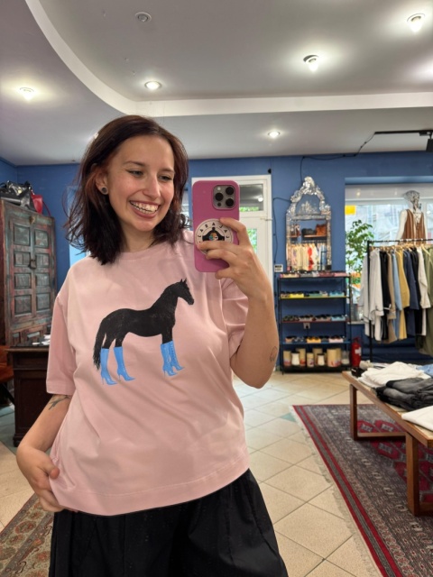T-shirt TOMI Rivabella konik różowy