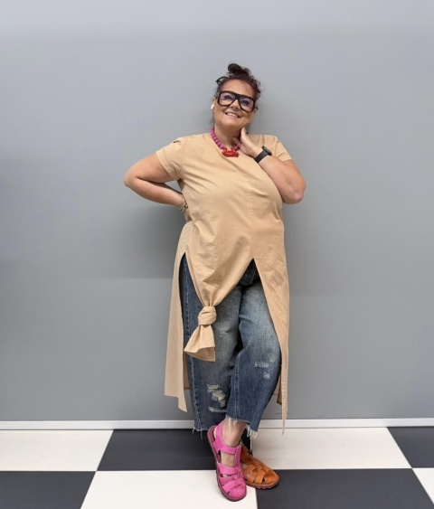 Tunika ALICJA Rivabella camel