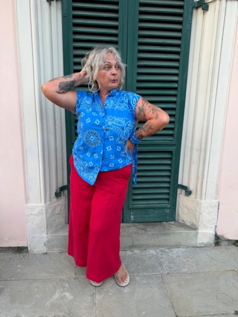 Bluzka BERI niebieski