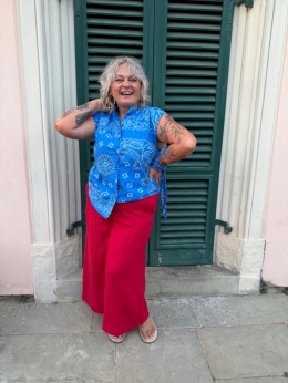 Bluzka BERI niebieski