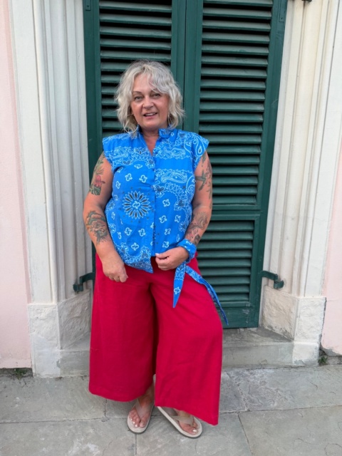 Bluzka BERI niebieski