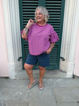 Bluzka T-shirt UMA magenta