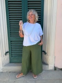 Spodnie kuloty LINO Wendy Trendy zielone