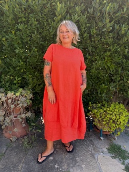Sukienka MARGO Wendy Trendy mandarynka