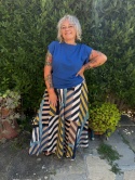 Top bluzka STEFA chabrowy